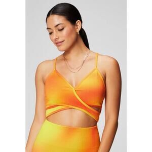 New Fabletics Cloud Seamless Cut Out Wrap Bra size M